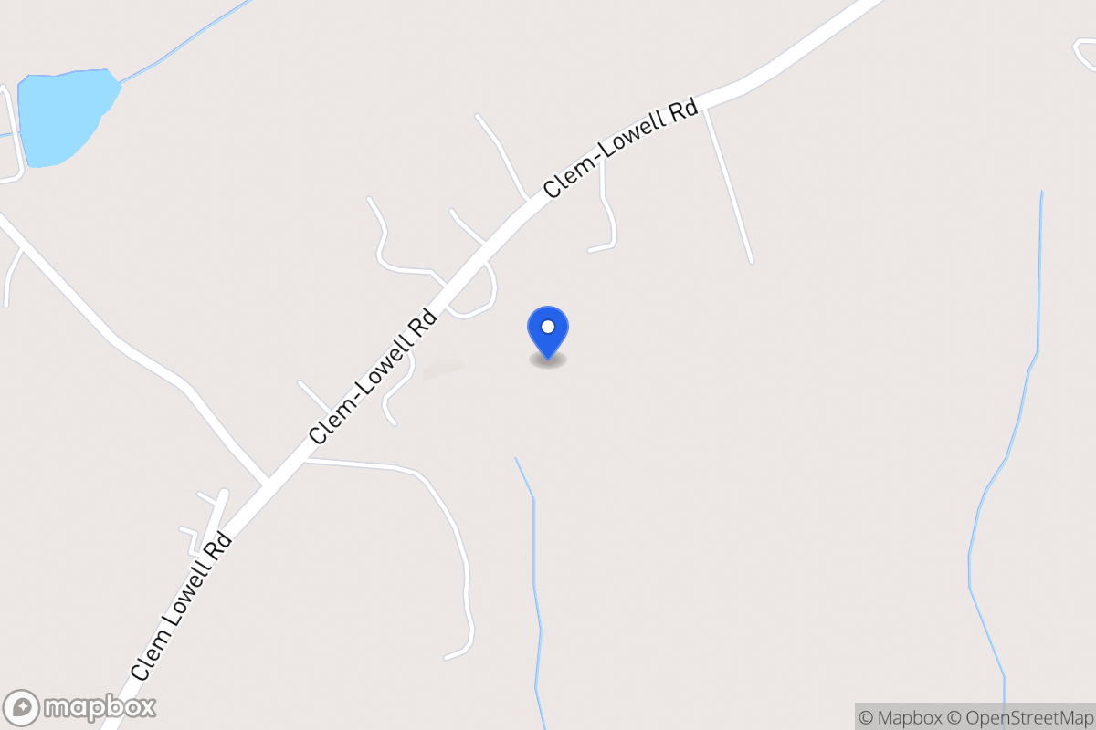 Map of 1038 Clem Lowell Rd