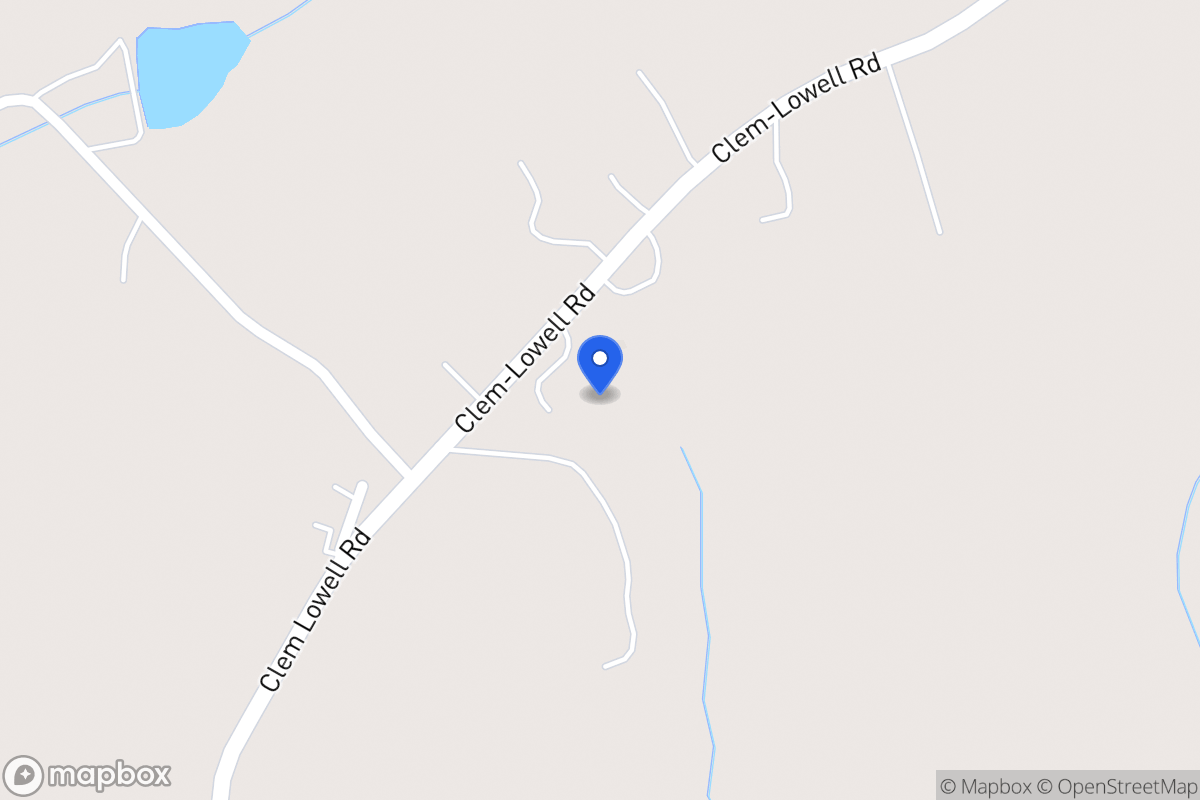 Map of 1080 Clem Lowell Rd