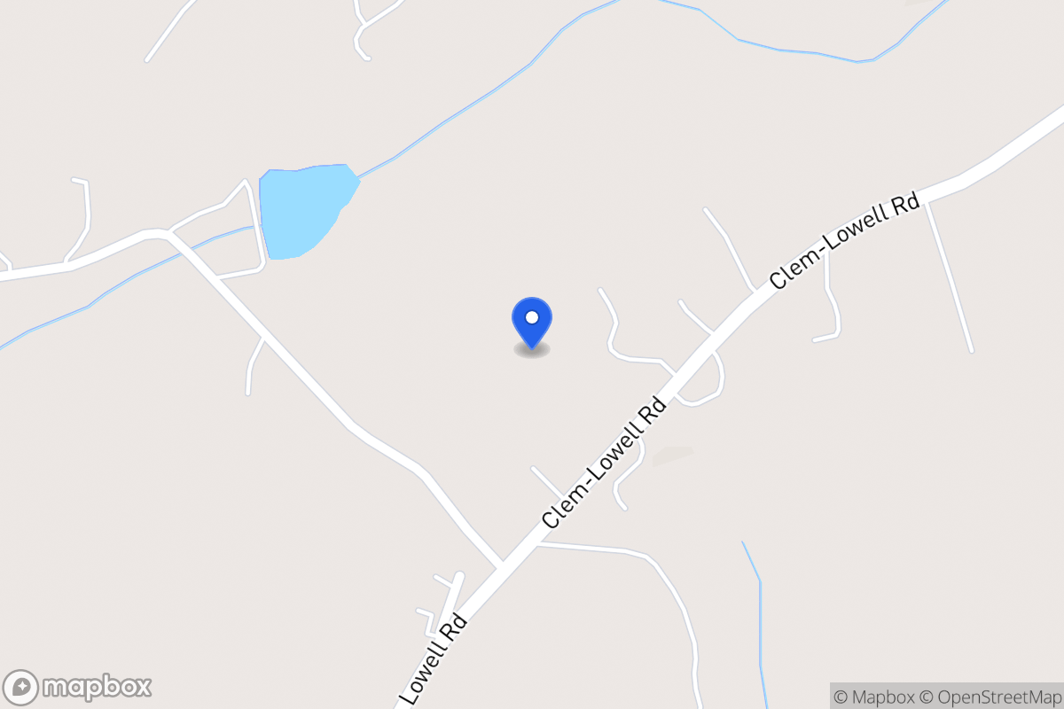 Map of 1087 Clem Lowell Rd