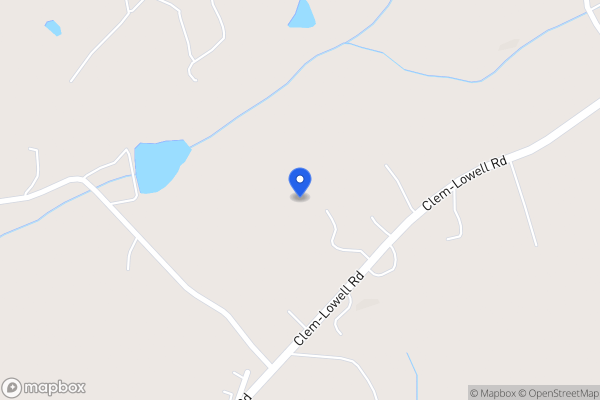 Map of 1057 Clem Lowell Rd