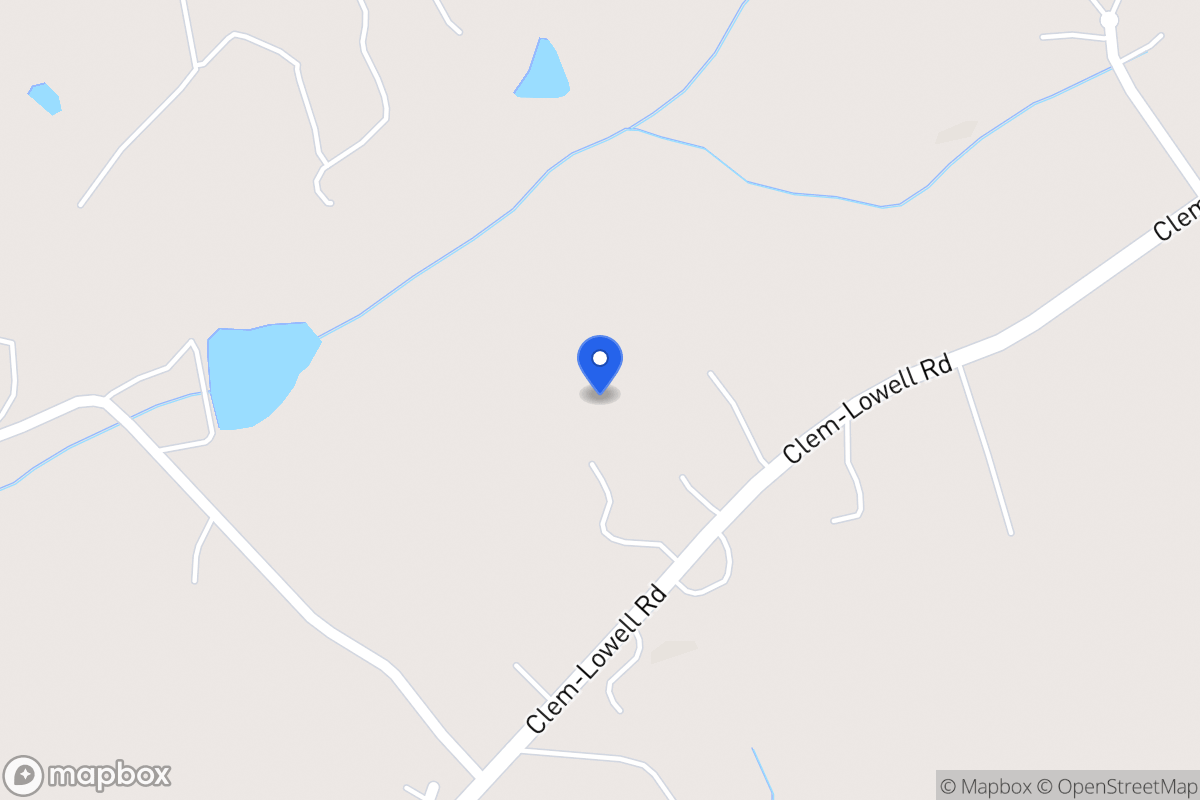 Map of 1035 Clem Lowell Rd