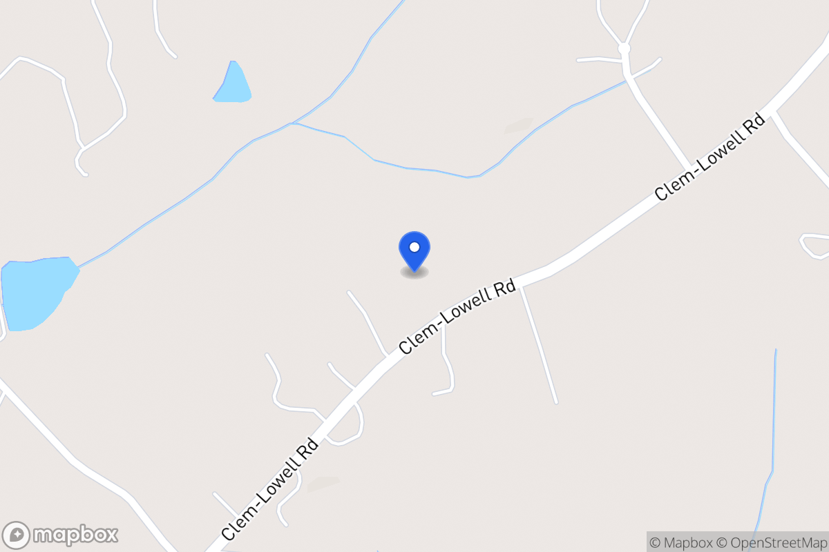 Map of 975 Clem Lowell Rd