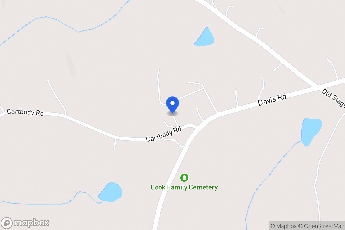 Map of 700 Cartbody Rd