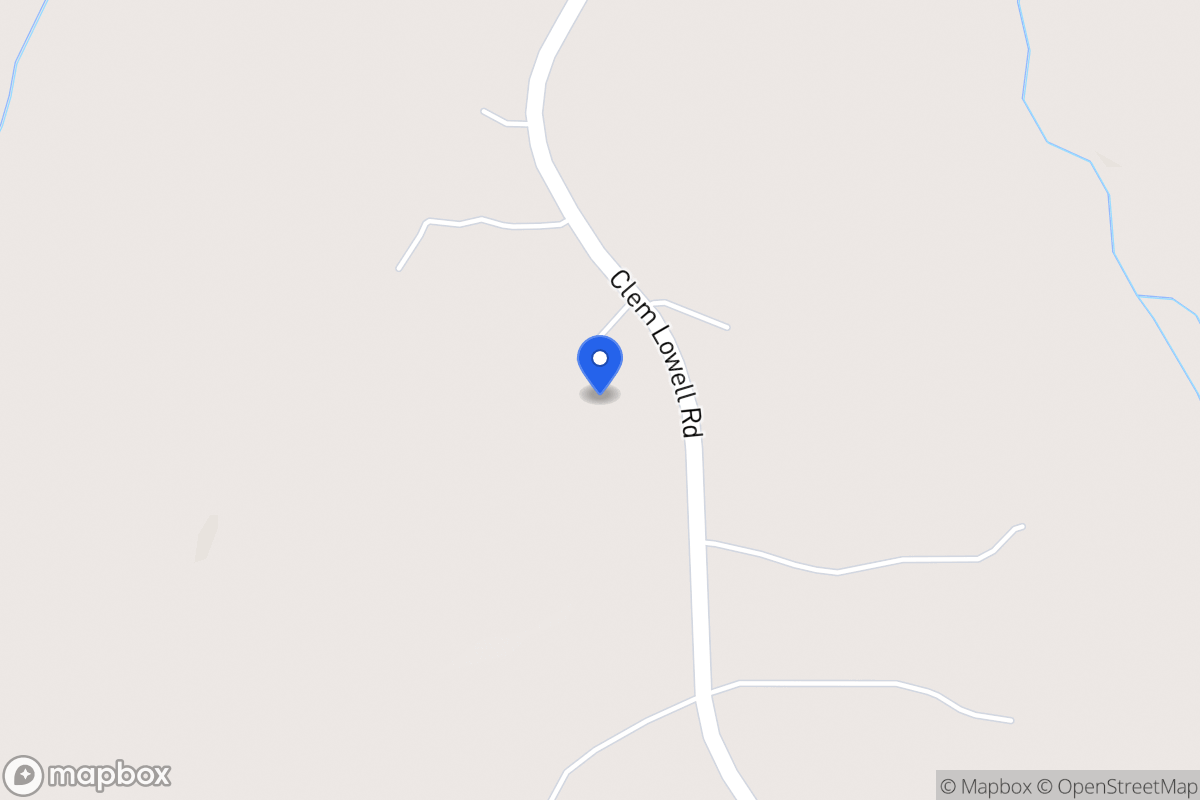 Map of 1377 Clem Lowell Rd