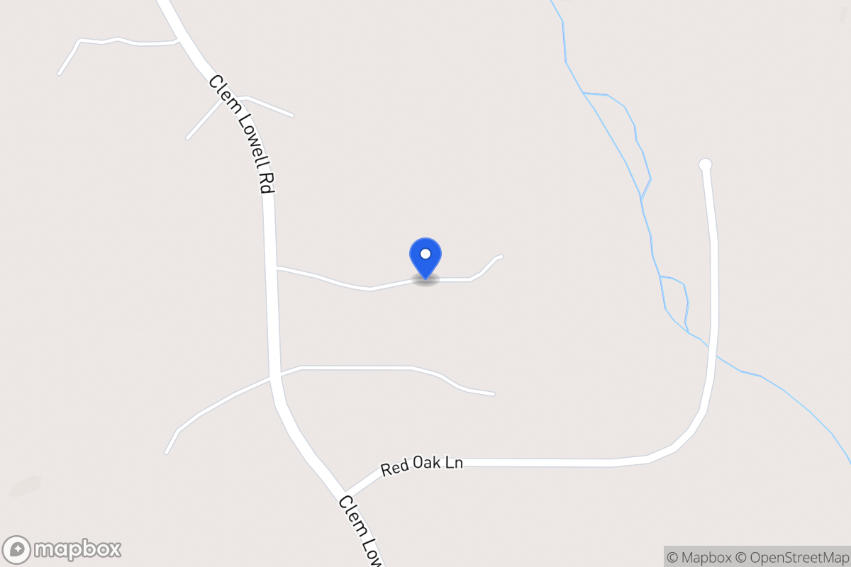 Map of 1436 Clem Lowell Rd