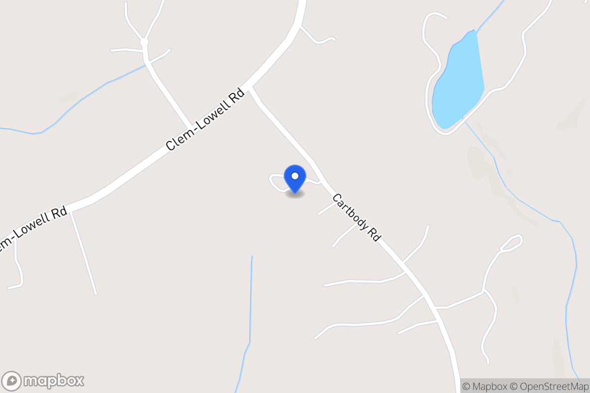 Map of 121 Cartbody Rd
