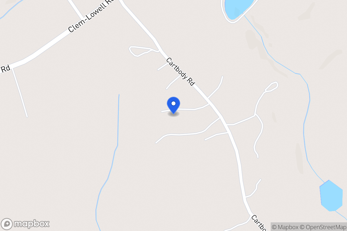 Map of 141 Cartbody Rd