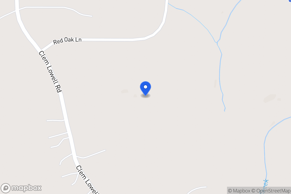 Map of 1600 Clem Lowell Rd