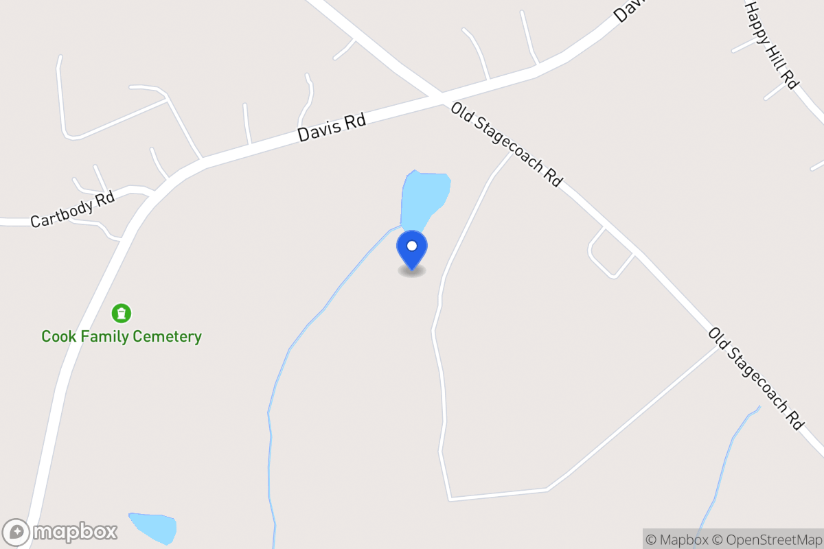 Map of 841 Old Stagecoach Rd