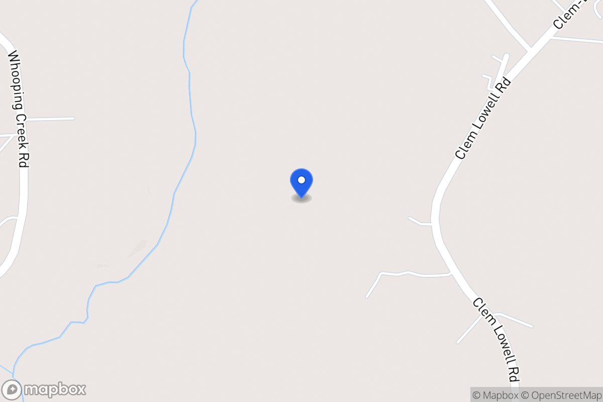Map of 1321 Clem Lowell Rd