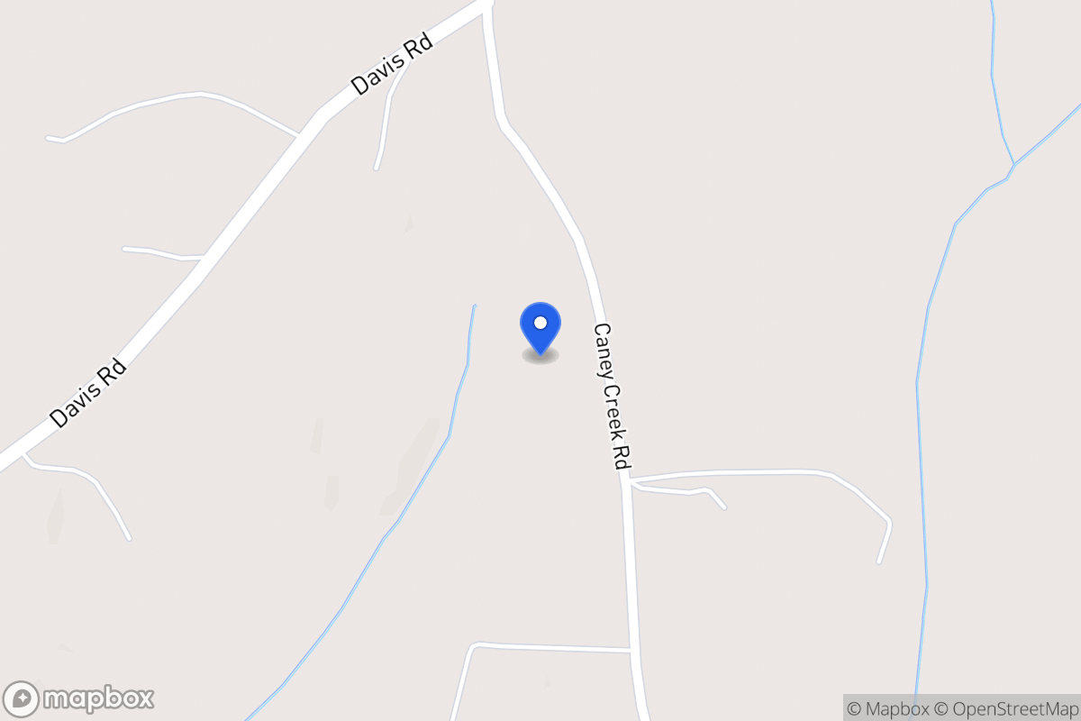 Map of 135 Caney Creek Rd