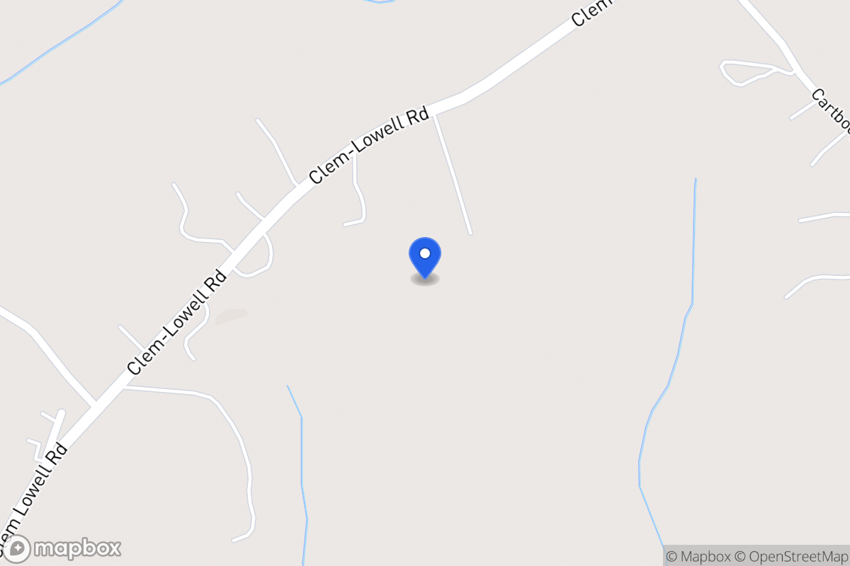 Map of 960 Clem Lowell Rd