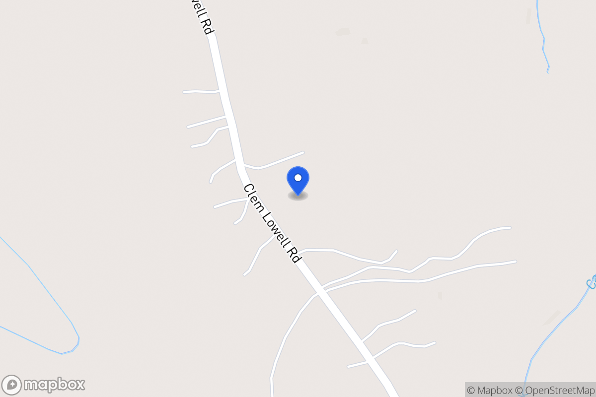 Map of 1738 Clem Lowell Rd