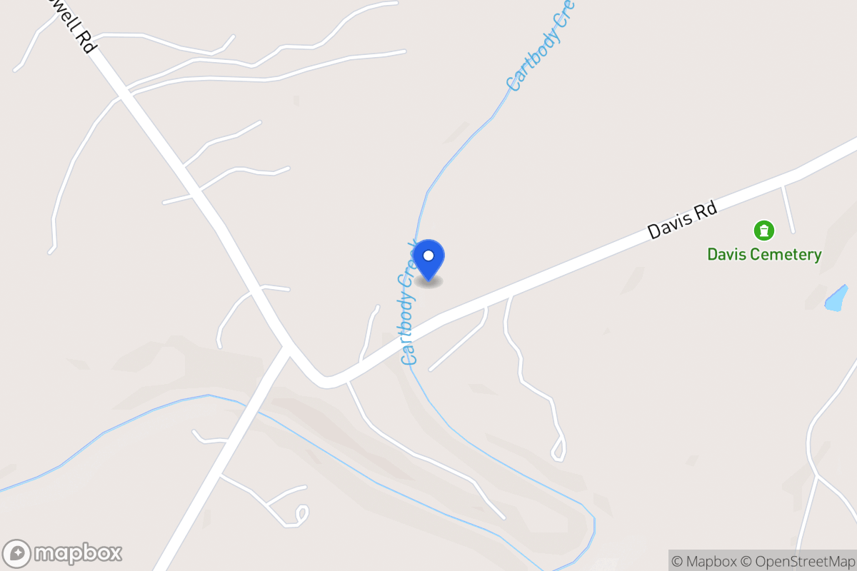 Map of 1215 Davis Rd
