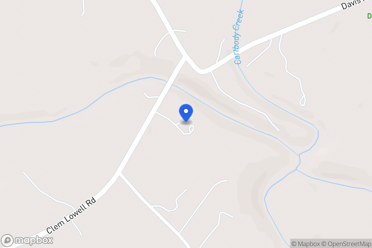 Map of 1998 Clem Lowell Rd