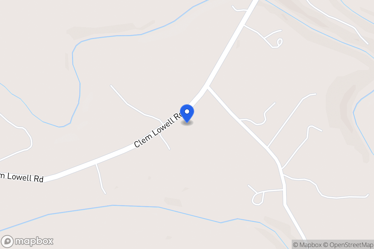 Map of 2118 Clem Lowell Rd