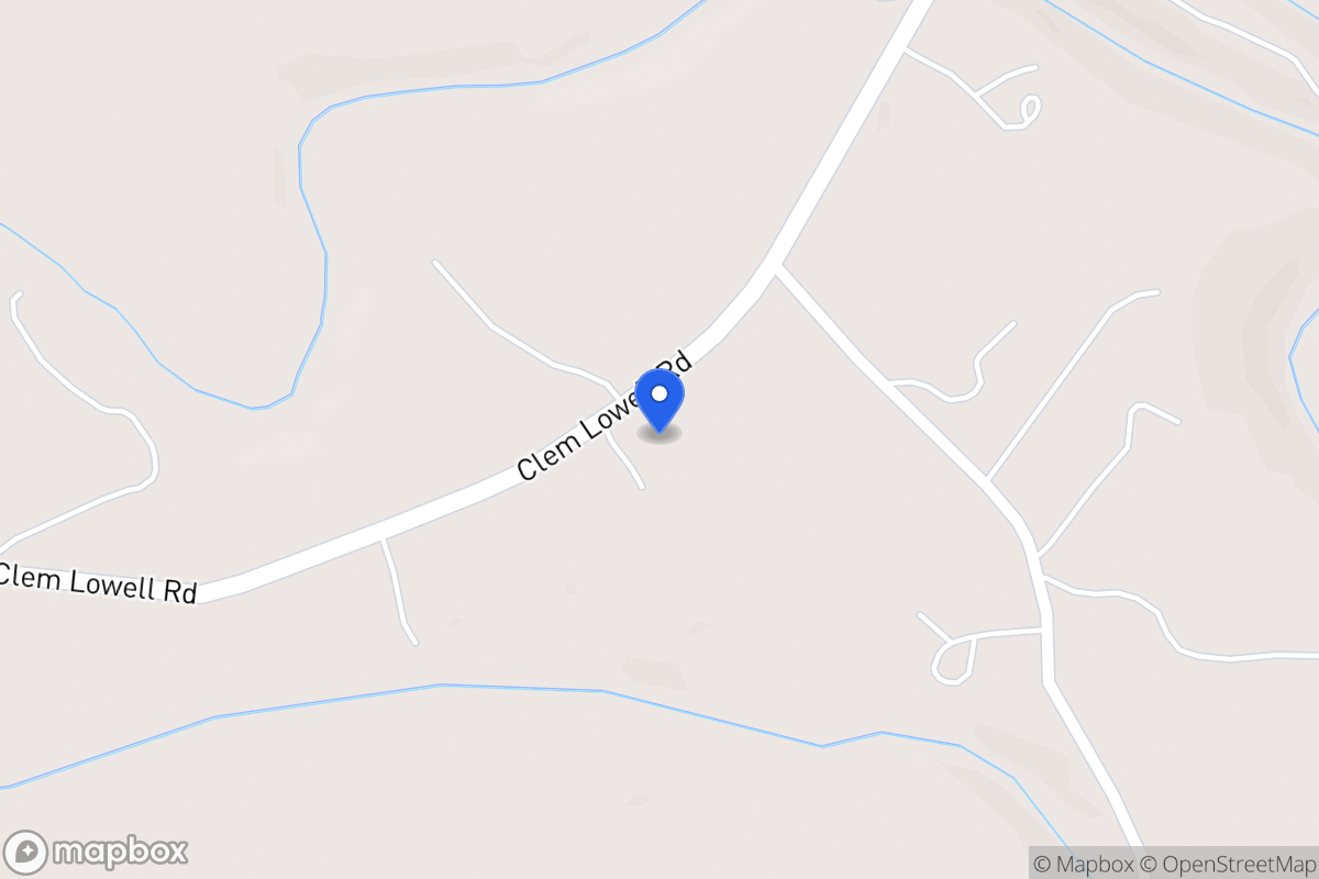 Map of 2138 Clem Lowell Rd