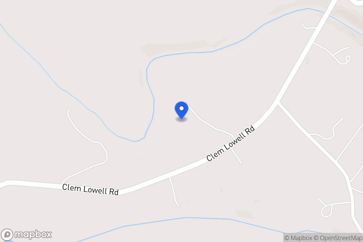 Map of 2187 Clem Lowell Rd