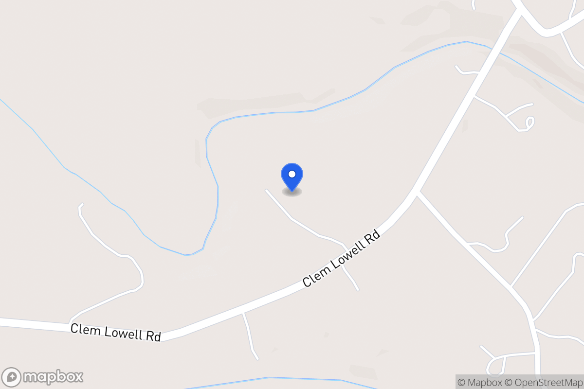 Map of 2135 Clem Lowell Rd