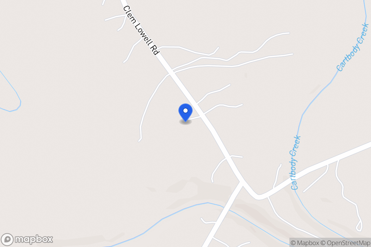 Map of 1845 Clem Lowell Rd