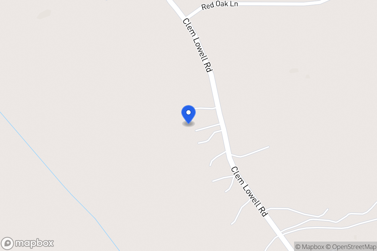 Map of 1667 Clem Lowell Rd