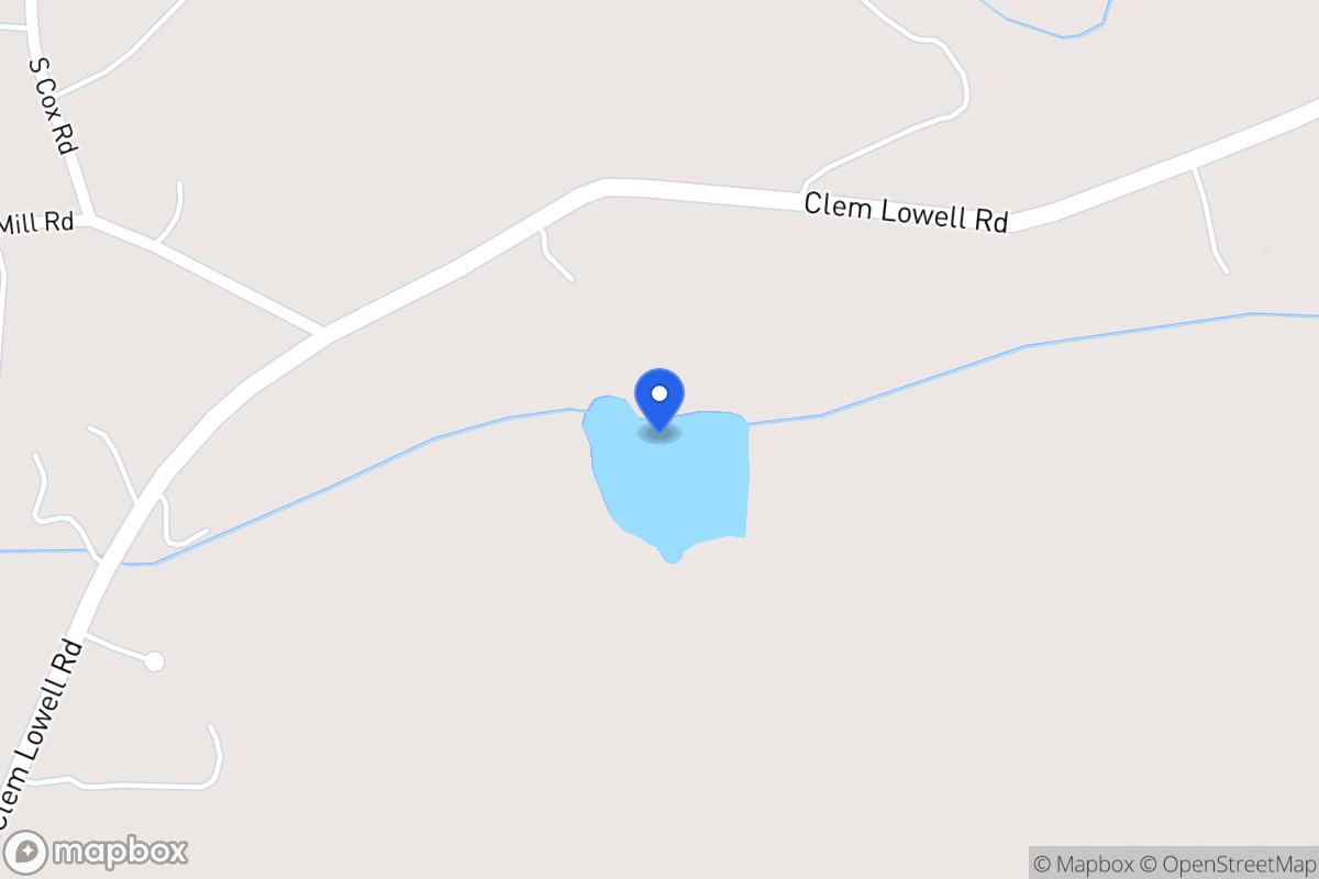 Map of 2386 Clem Lowell Rd