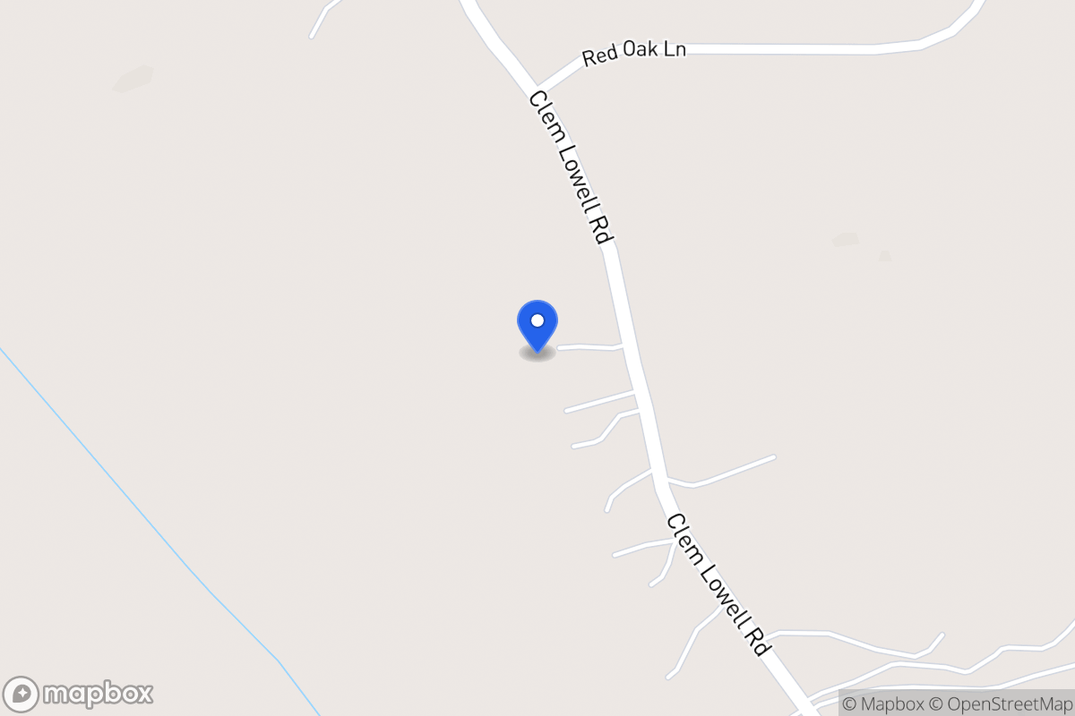 Map of 1655 Clem Lowell Rd
