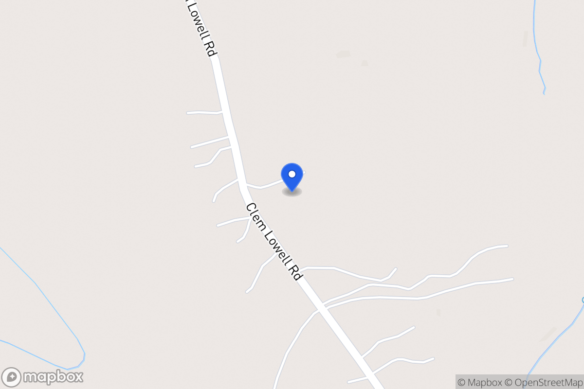 Map of 1722 Clem Lowell Rd