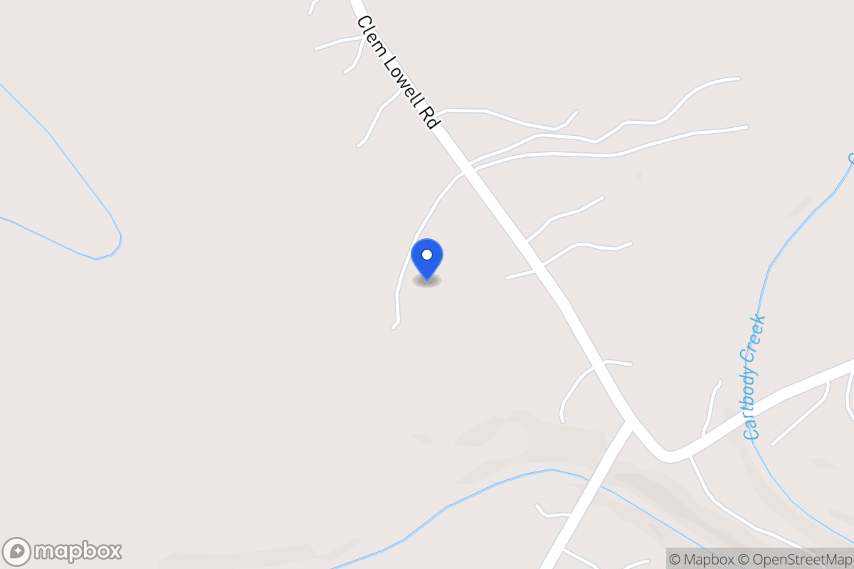 Map of 1801 Clem Lowell Rd
