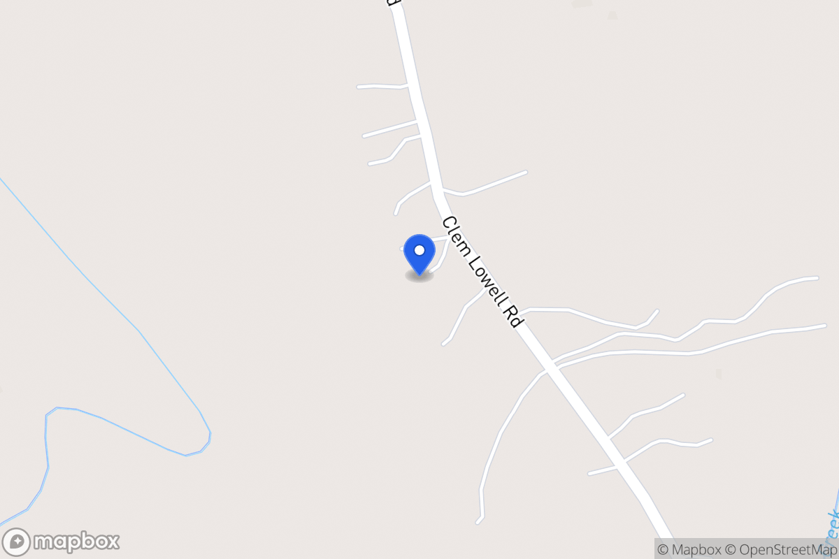 Map of 1725 Clem Lowell Rd
