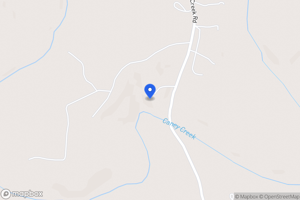 Map of 381 Caney Creek Rd
