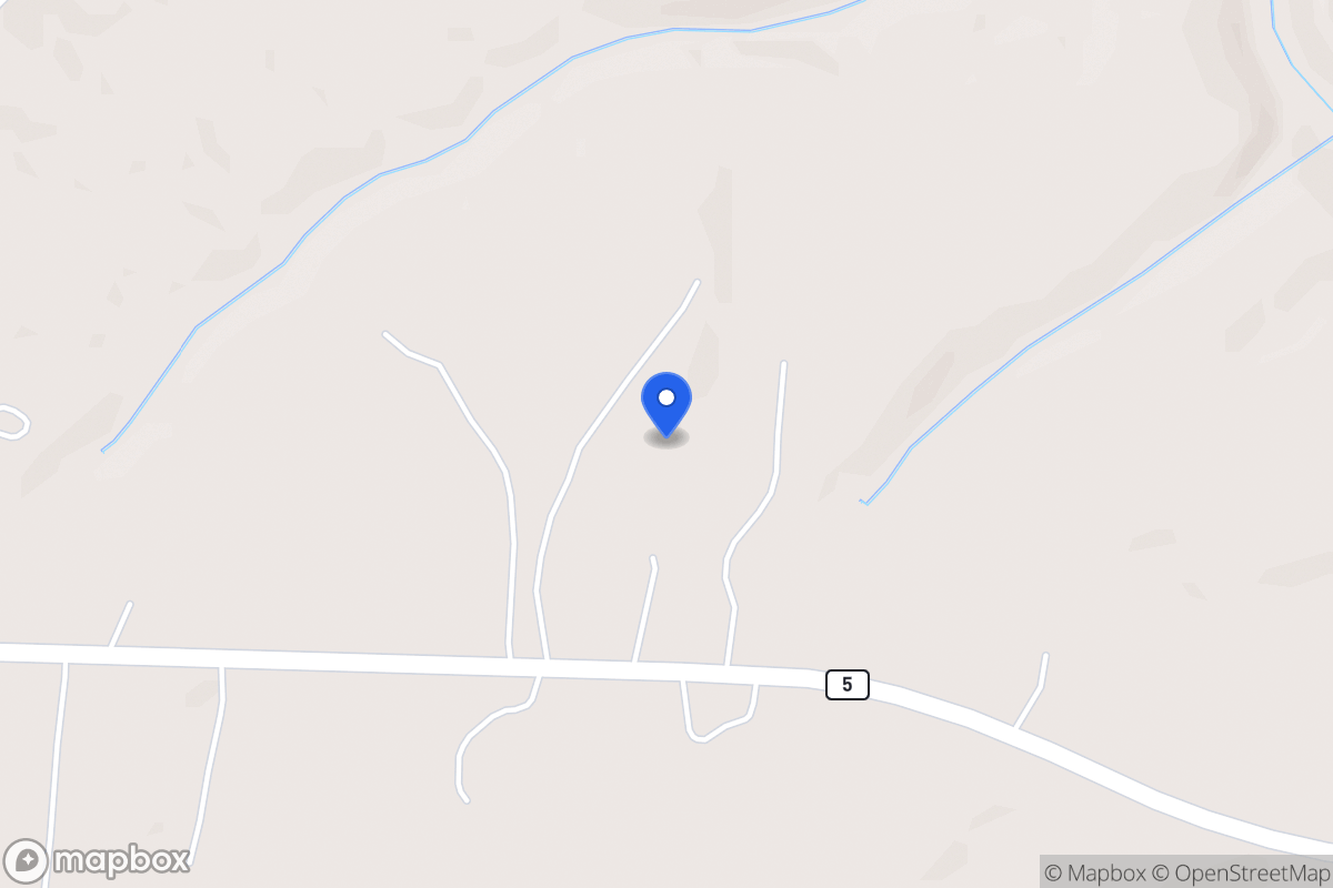 Map of 3892 E 5 Hwy