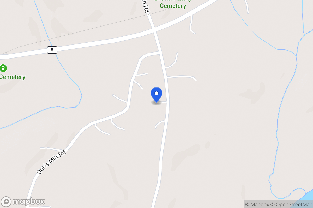 Map of 95 Shiloh Church Rd