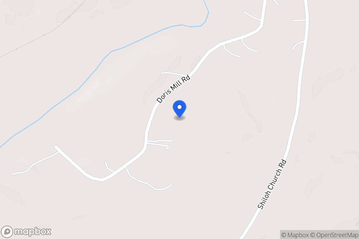 Map of 262 Doris Mill Rd
