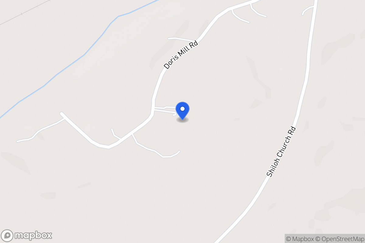 Map of 282 Doris Mill Rd