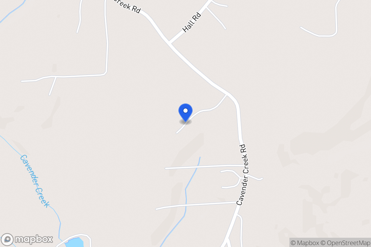 Map of 367 Cavender Creek Rd