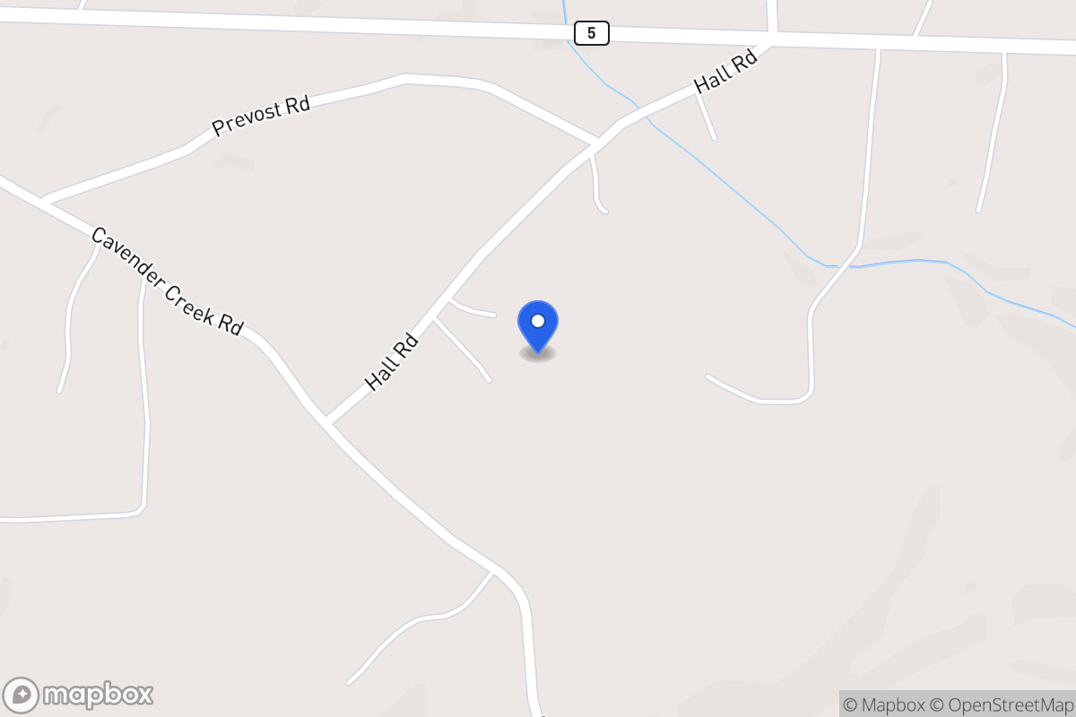 Map of 138 Hall Rd