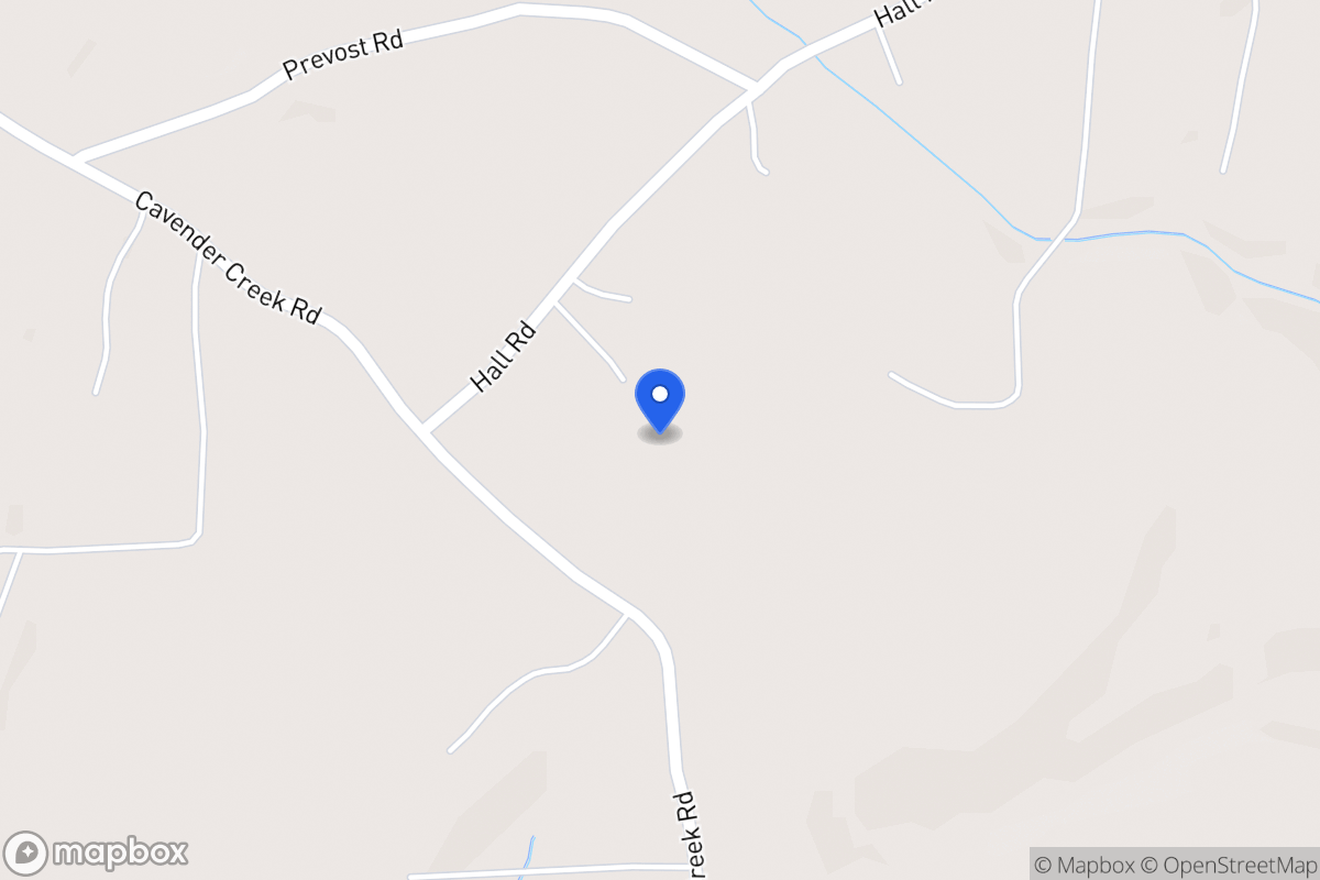 Map of 158 Hall Rd