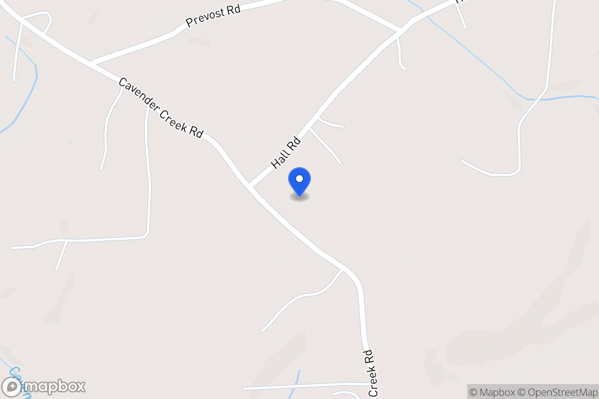 Map of 258 Cavender Creek Rd