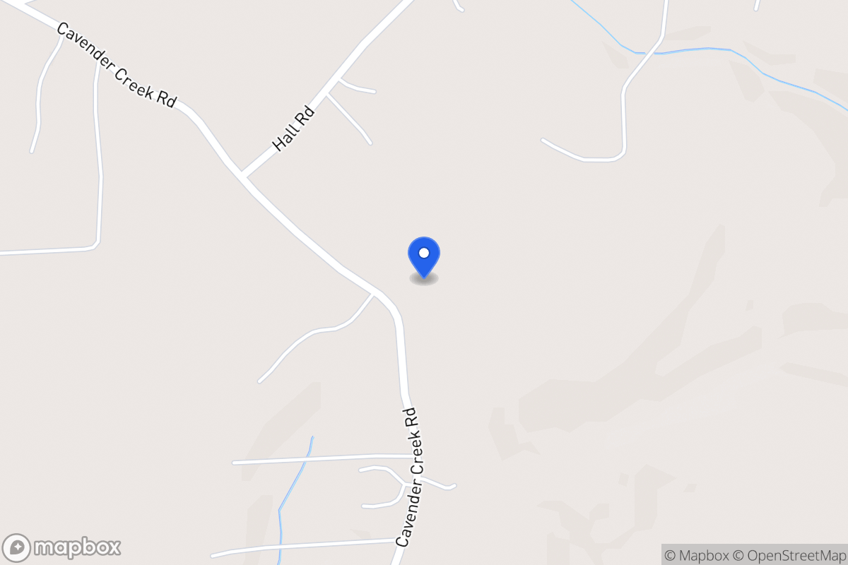 Map of 312 Cavender Creek Rd
