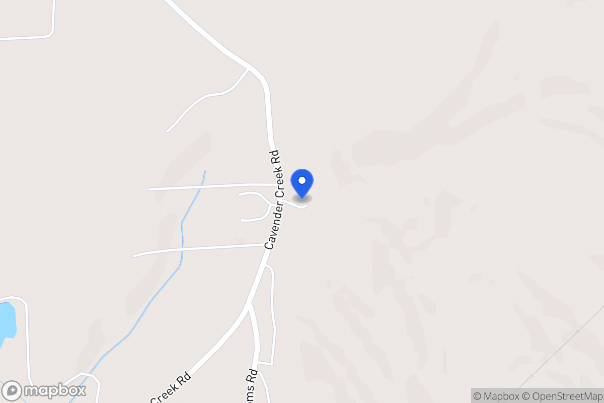 Map of 416 Cavender Creek Rd
