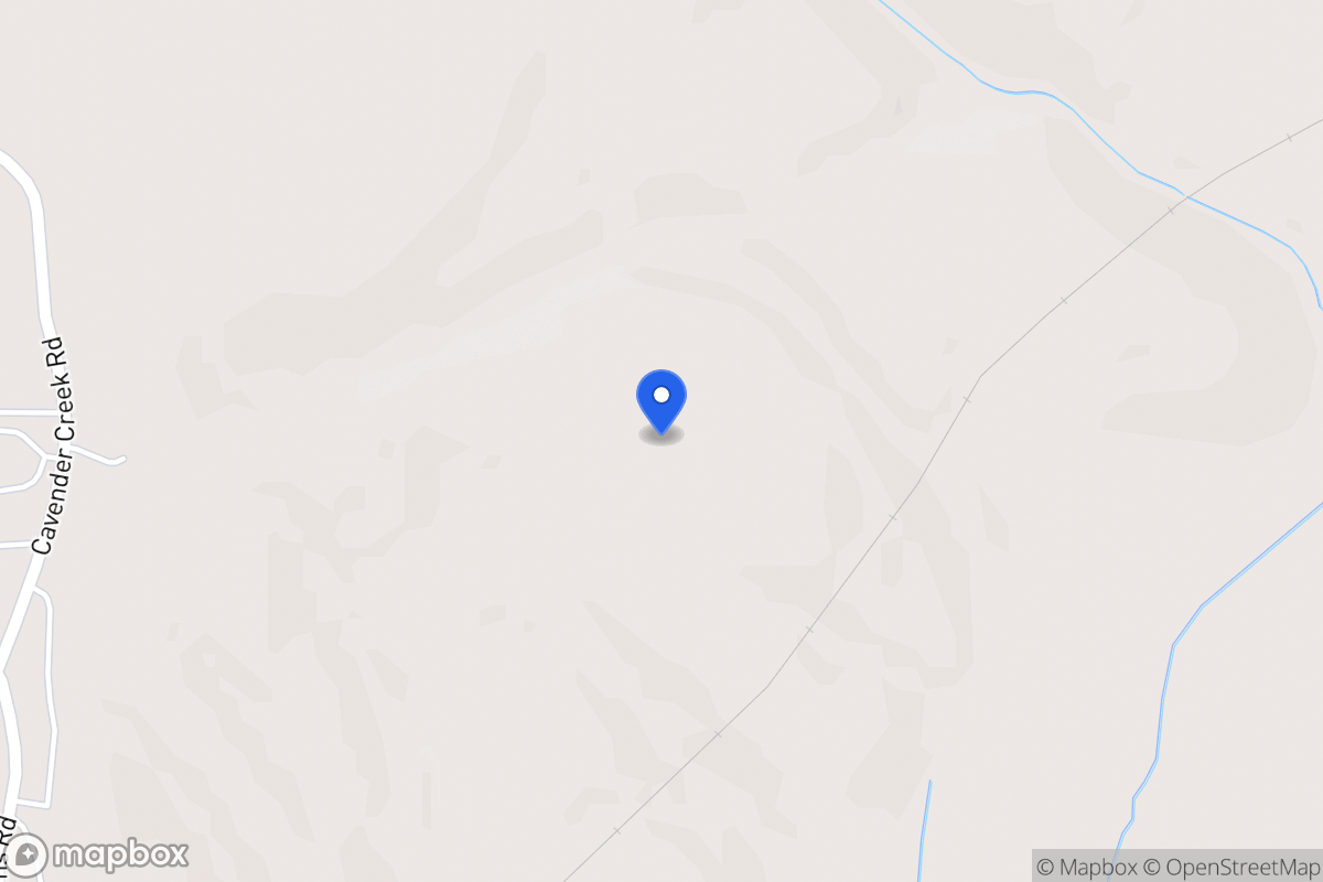 Map of Cavender Creek Rd