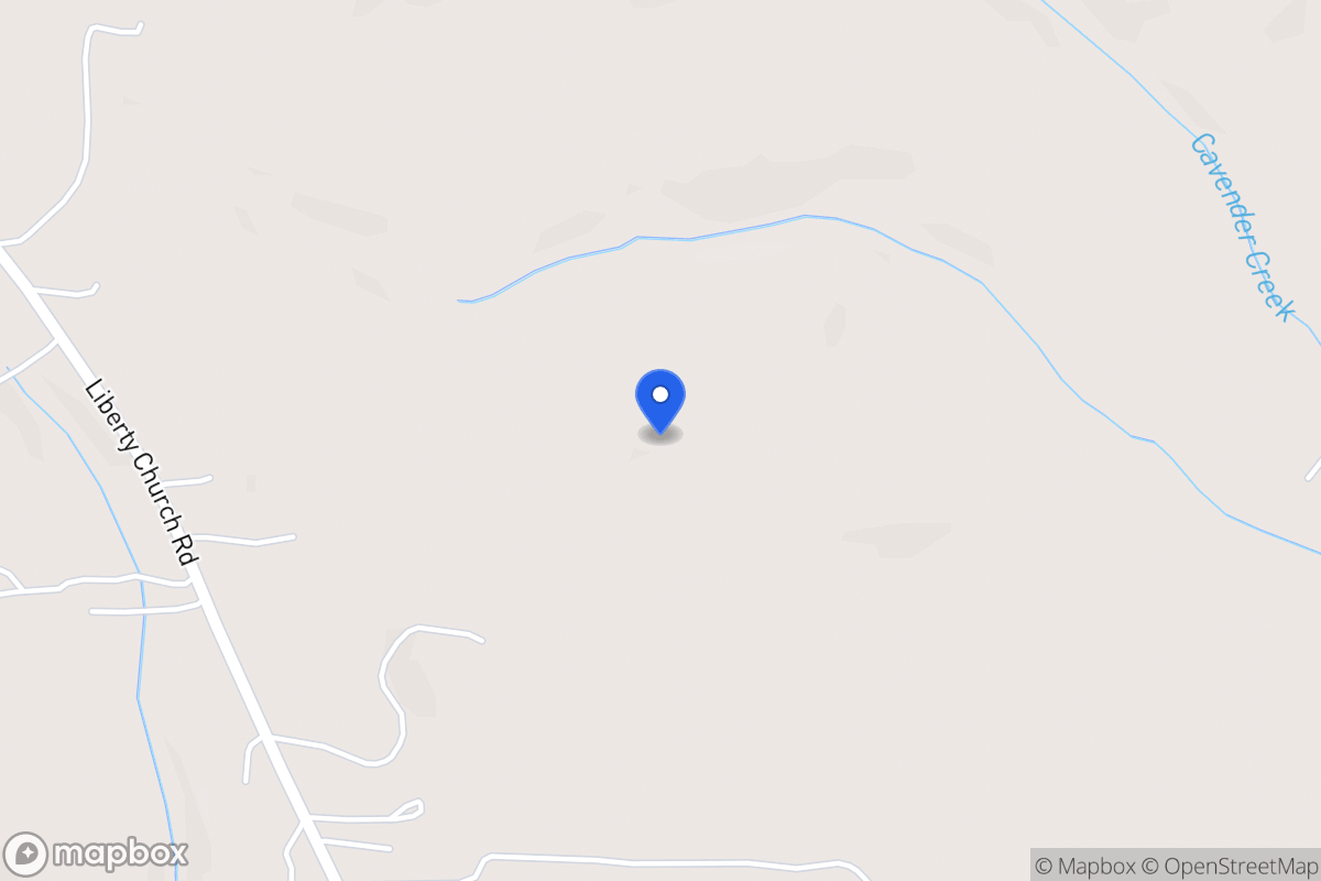 Map of 642 Liberty Church Rd