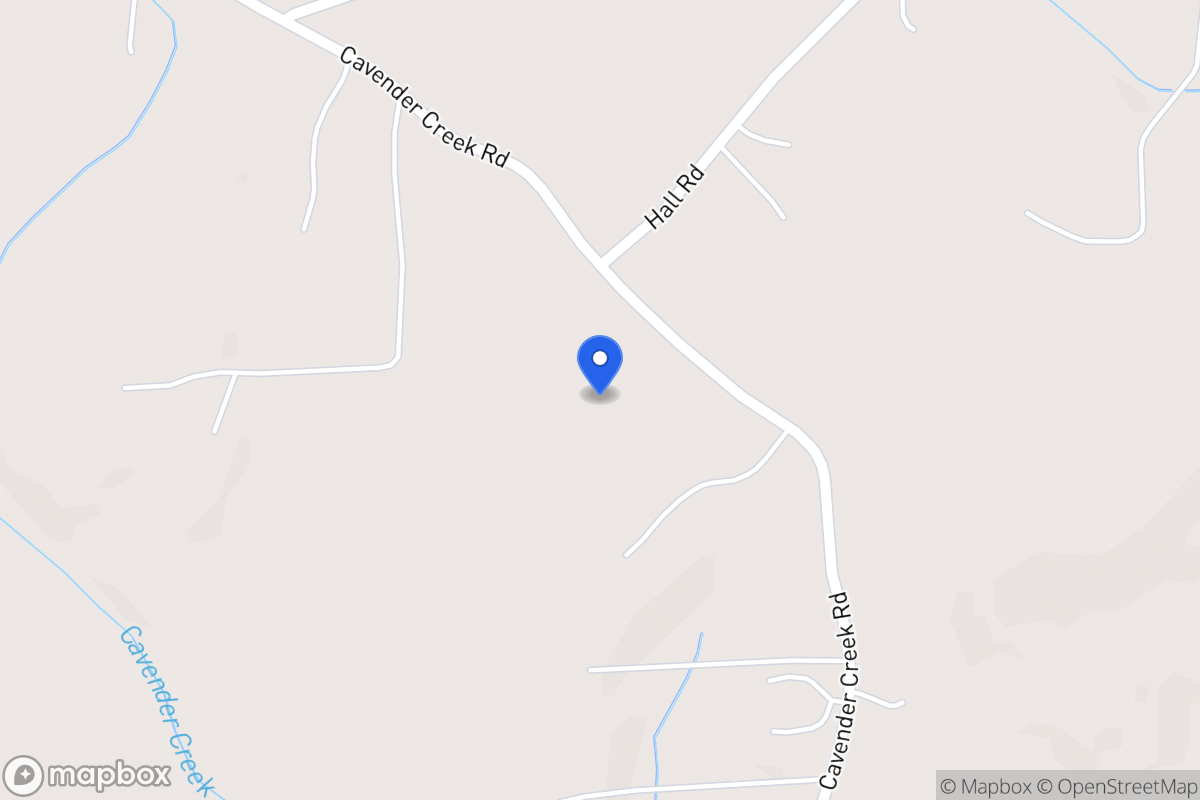 Map of 305 Cavender Creek Rd
