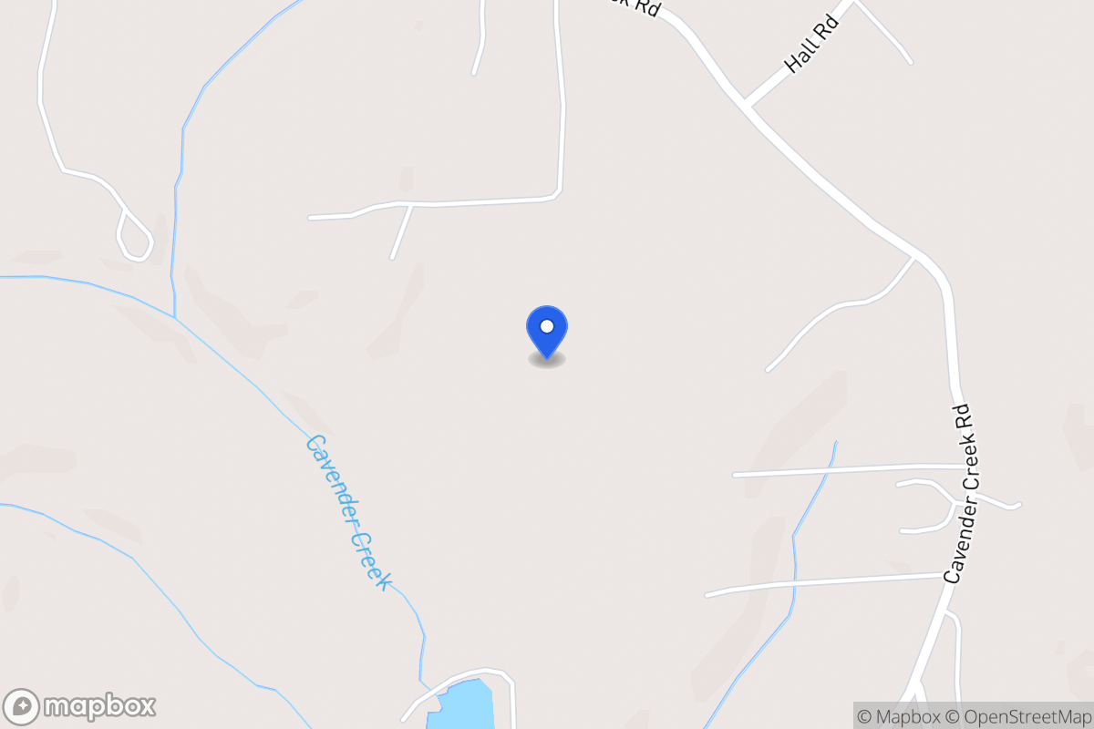 Map of 143 Cavender Creek Rd
