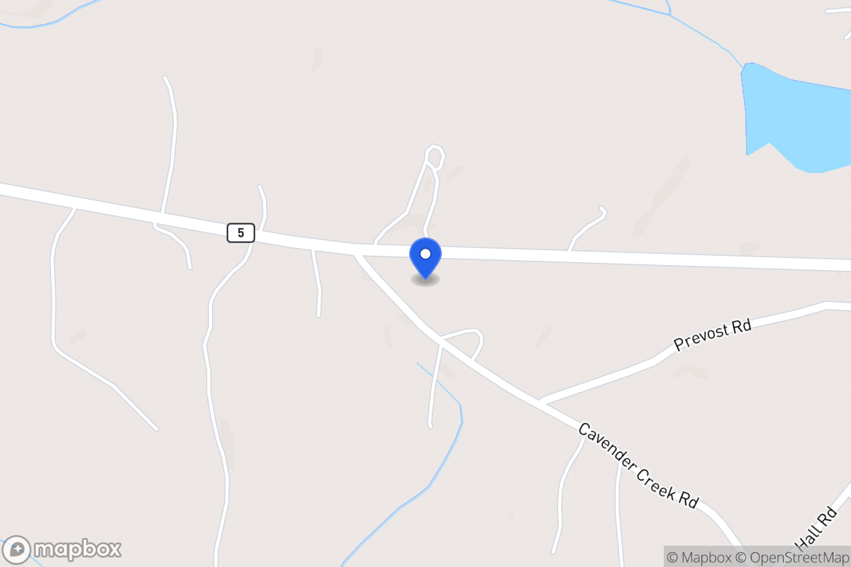Map of 24 Cavender Creek Rd