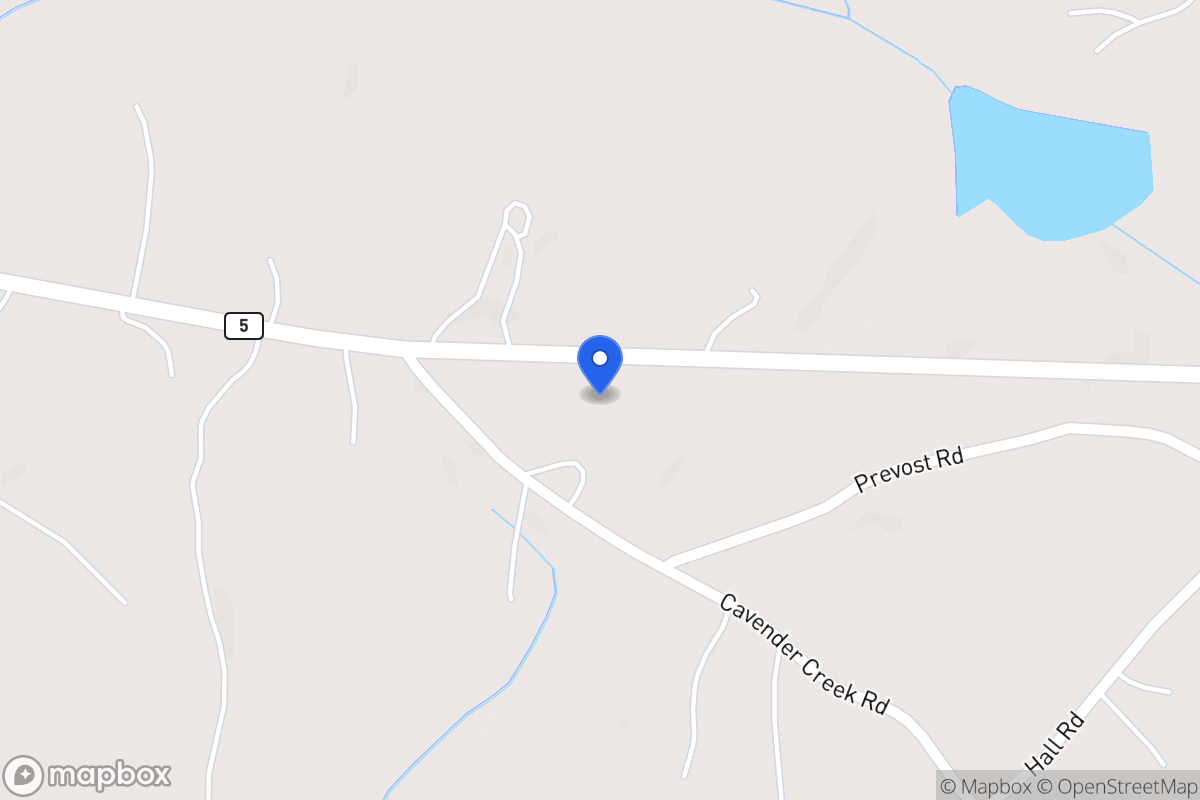 Map of 3385 E 5 Hwy