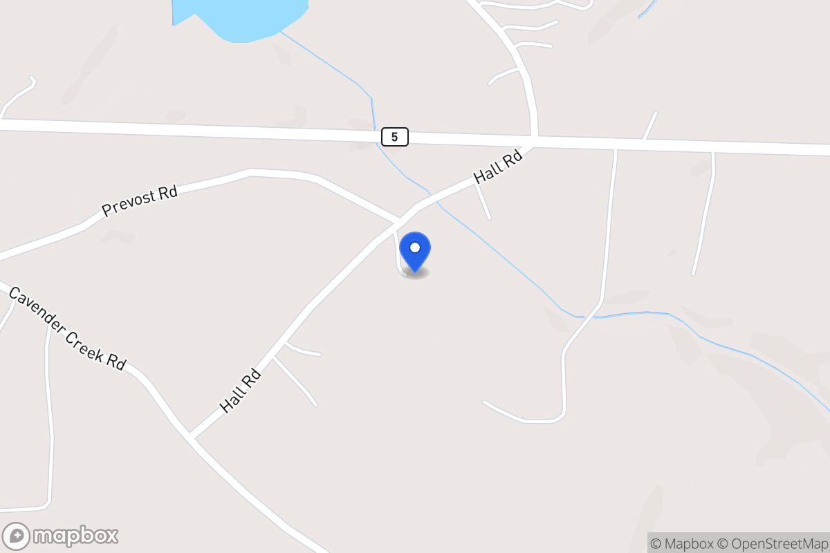 Map of 60 Hall Rd