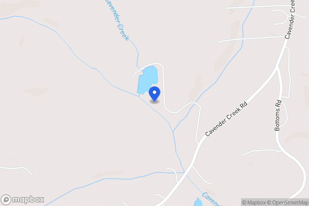 Map of 623 Cavender Creek Rd