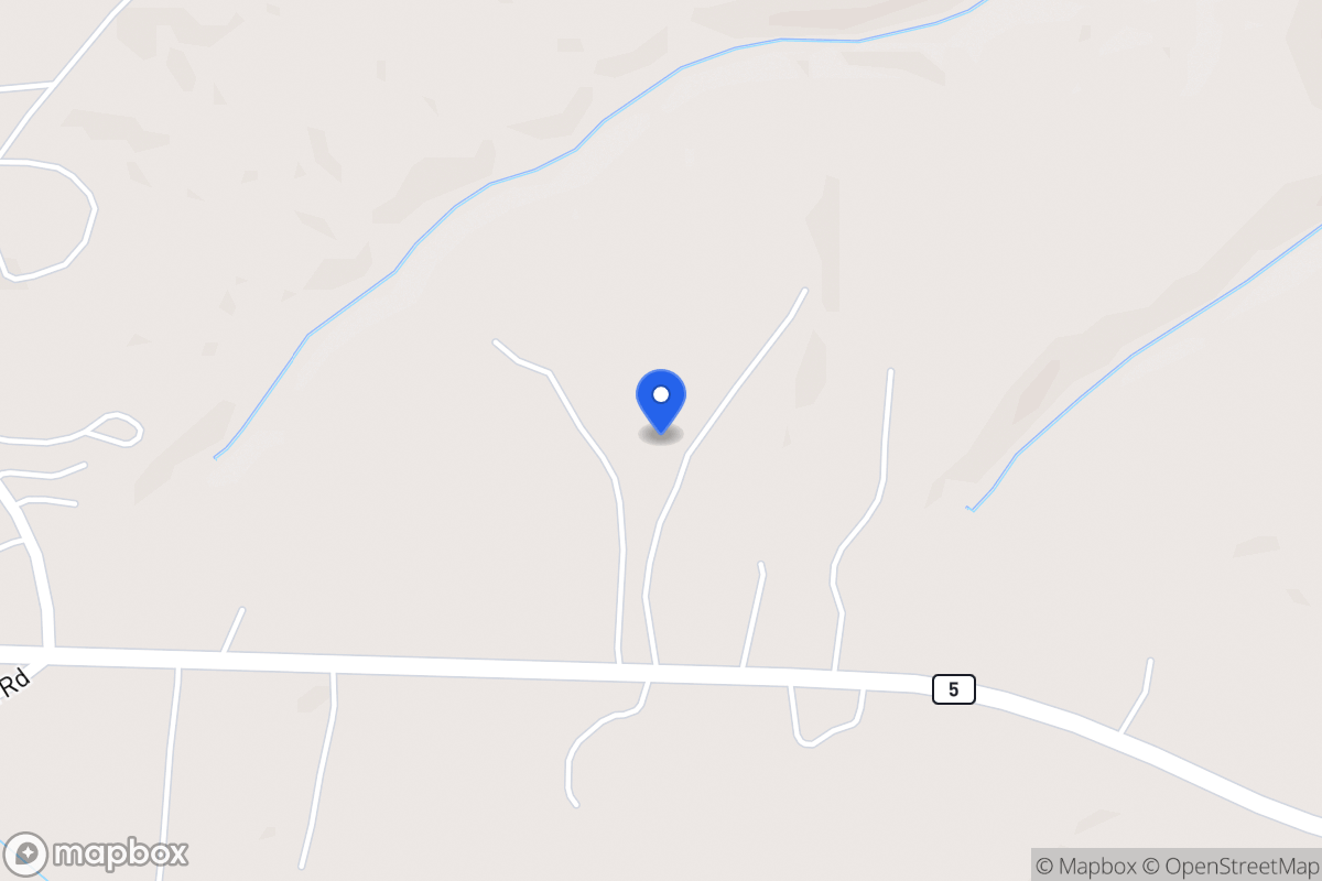 Map of 3868 E 5 Hwy